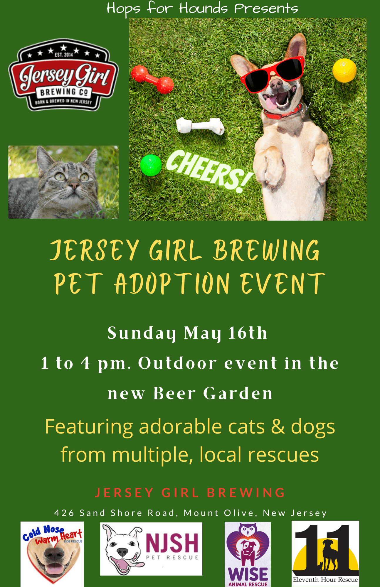 Jersey Girl Brewing Pet Adoption Wise Animal Rescue