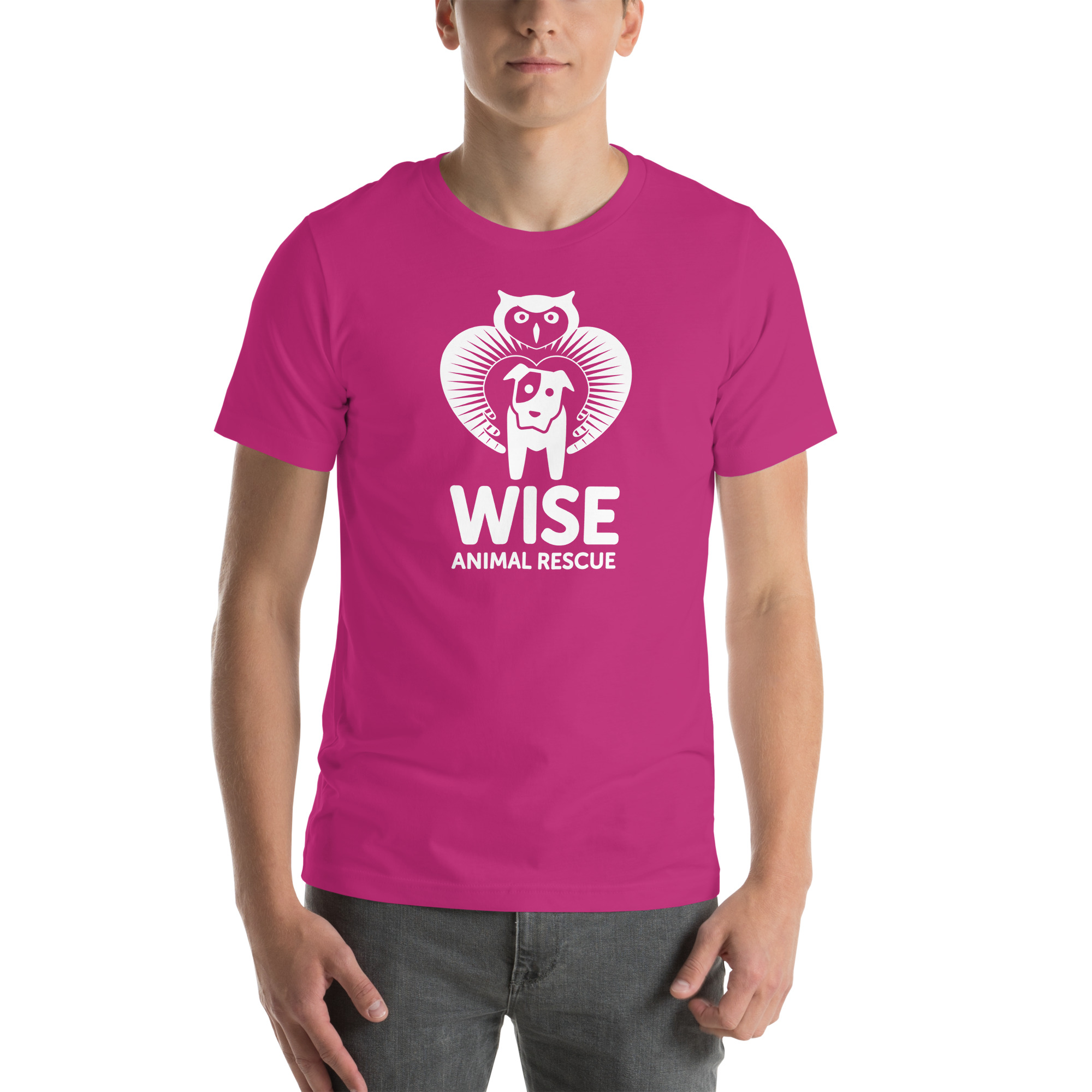 WISE Unisex T-Shirt with white logo - Image 31