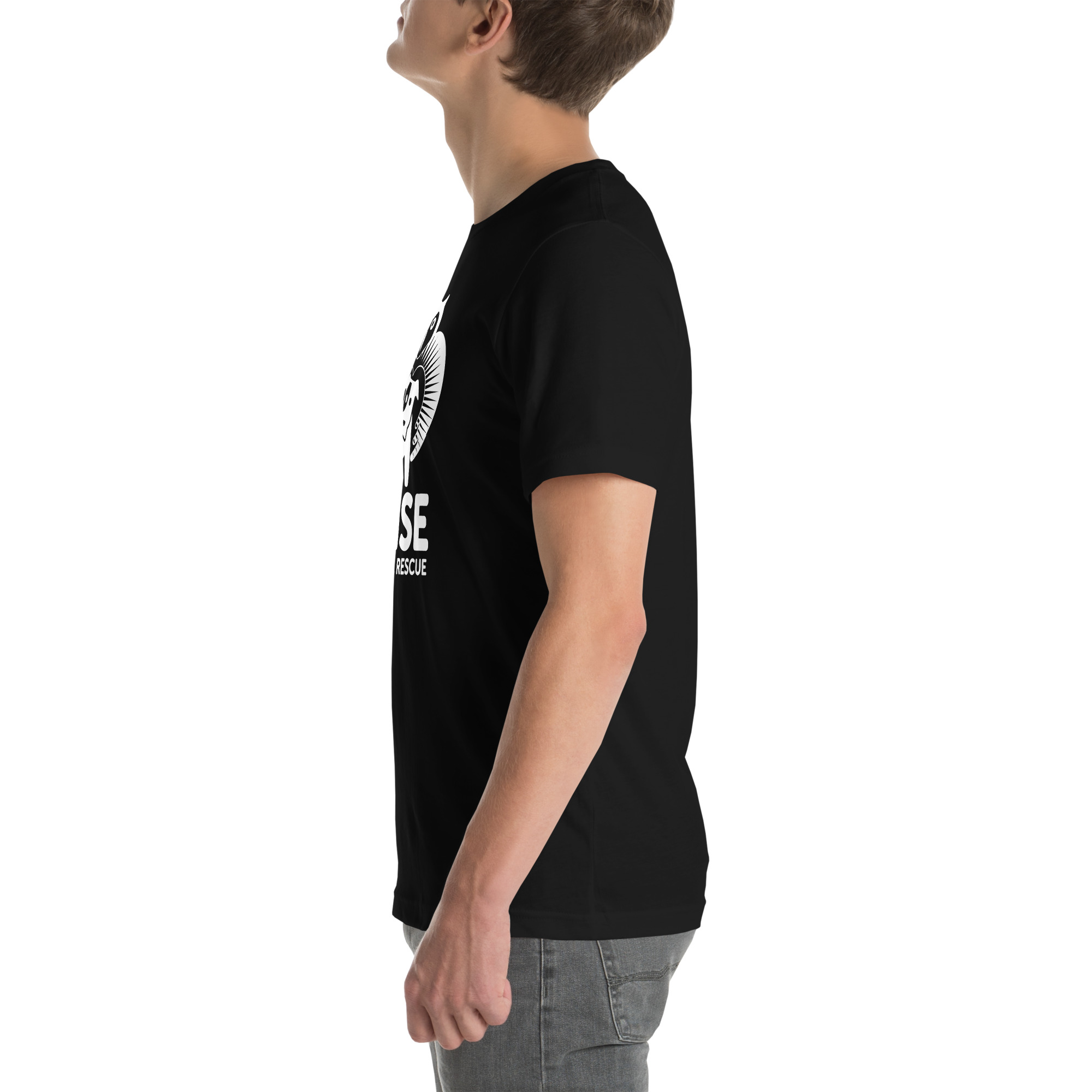 WISE Unisex T-Shirt with white logo - Image 3