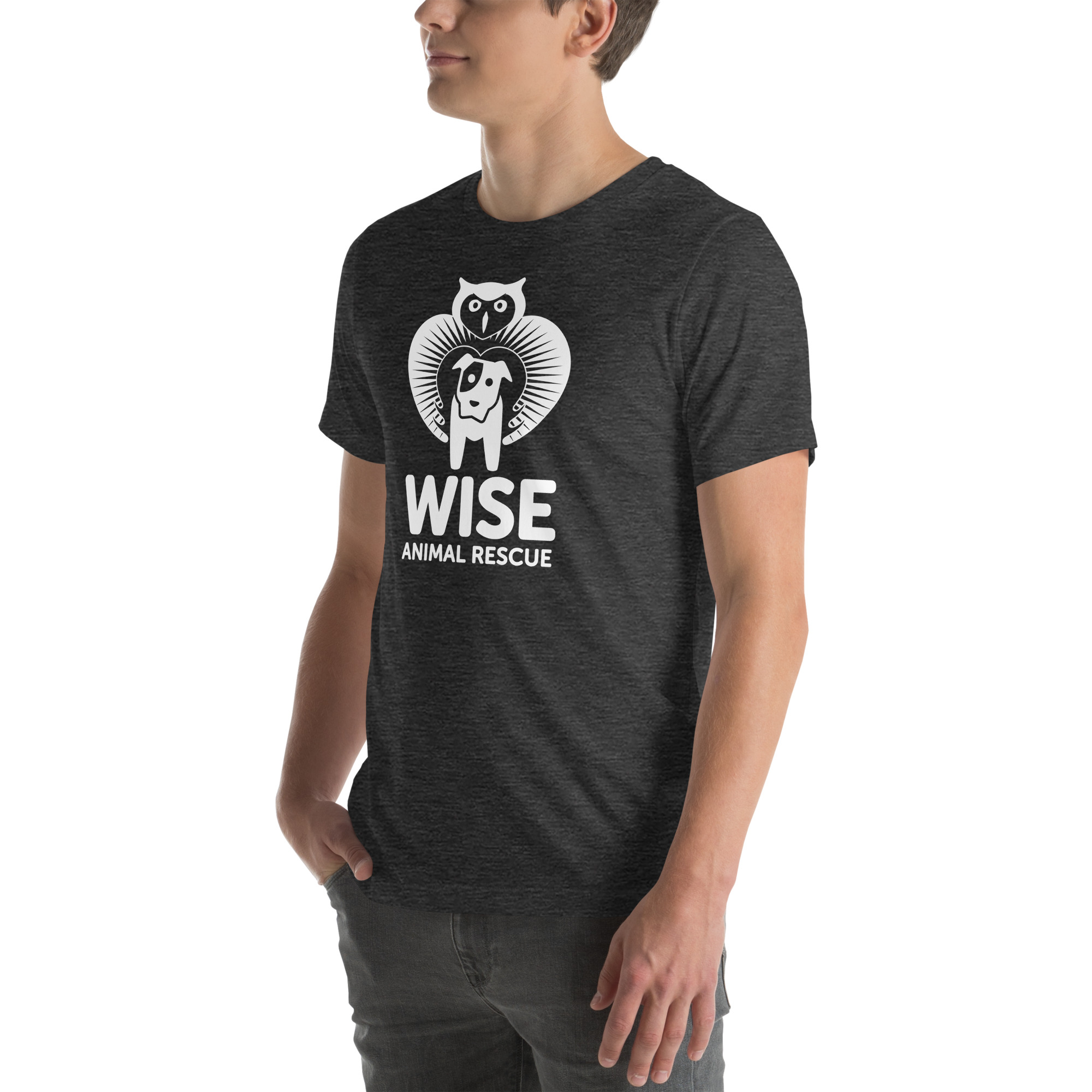 WISE Unisex T-Shirt with white logo - Image 28