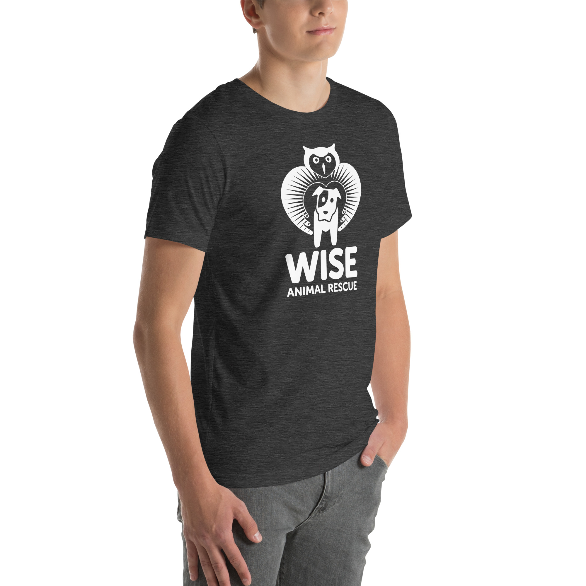 WISE Unisex T-Shirt with white logo - Image 30