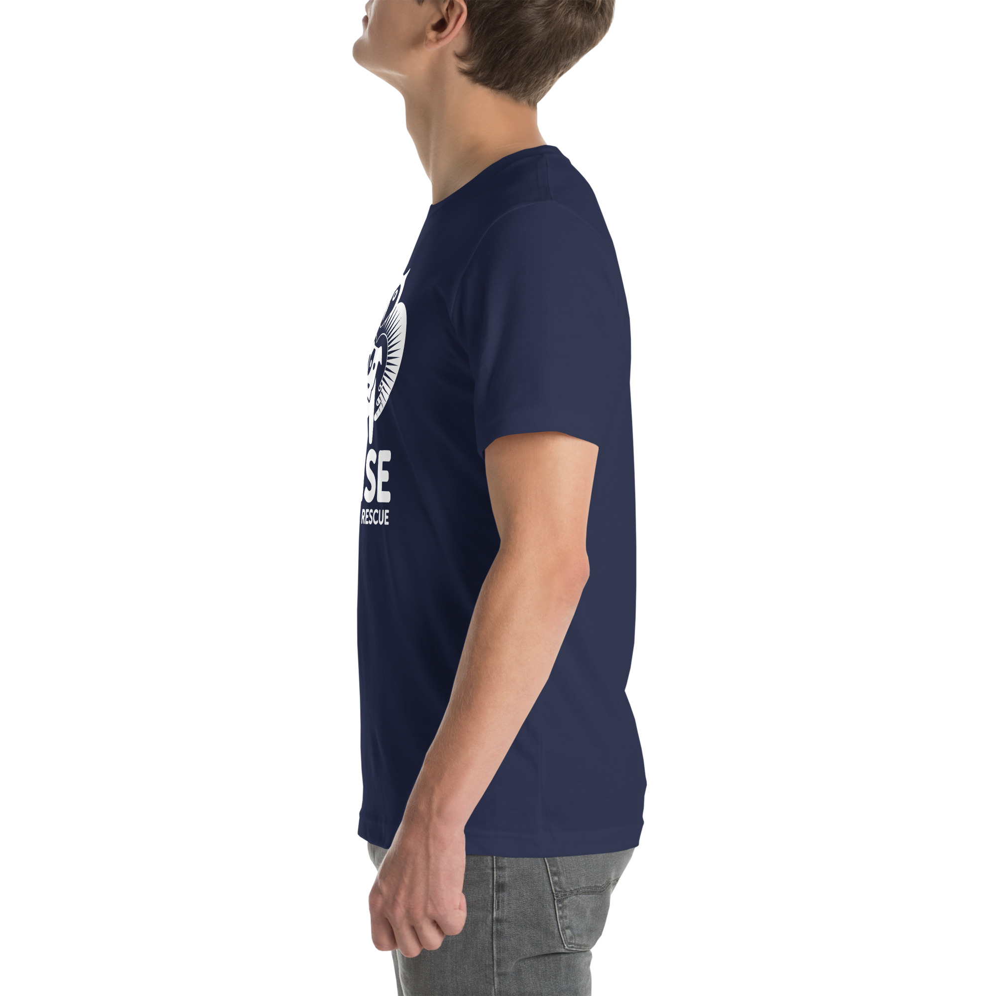 WISE Unisex T-Shirt with white logo - Image 9
