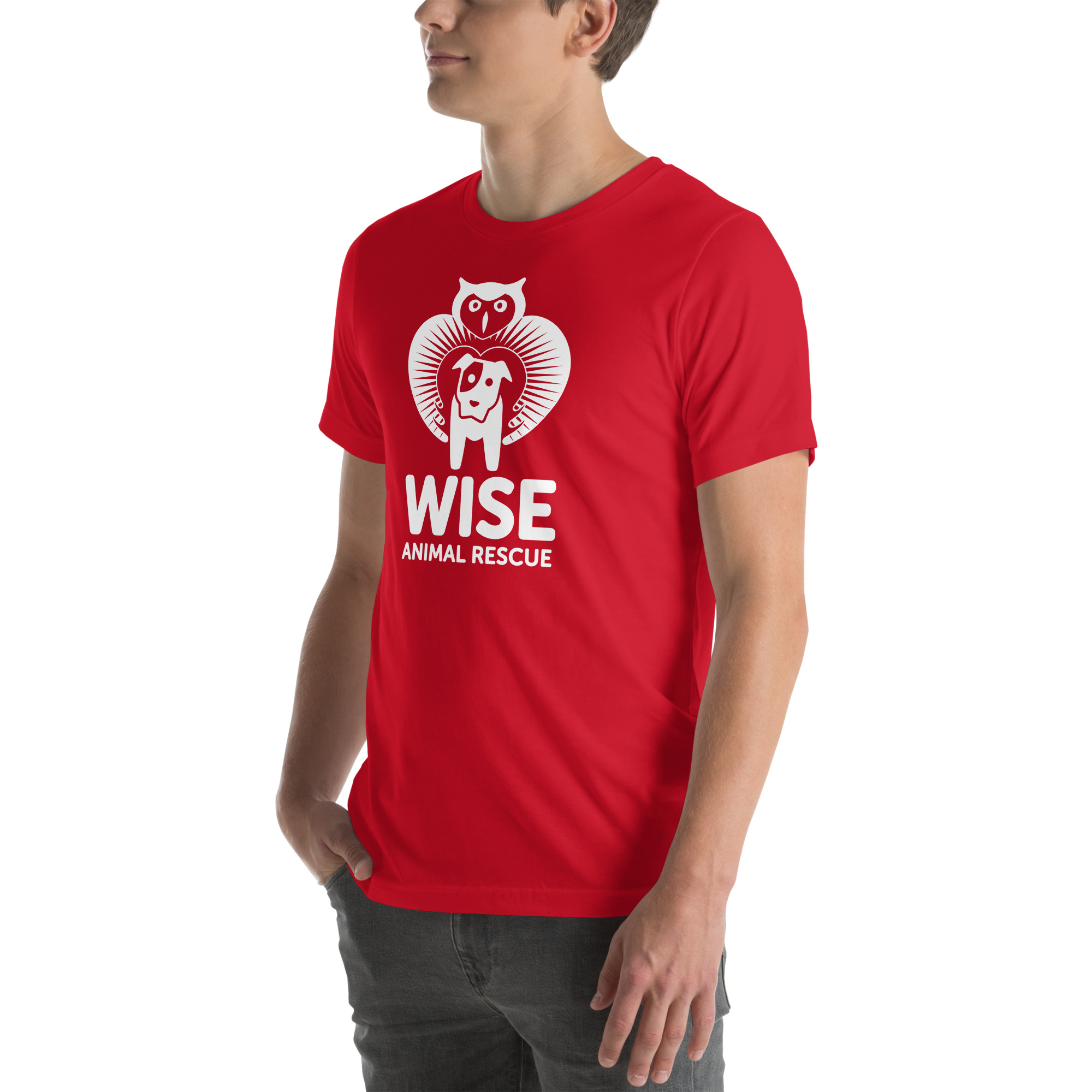 WISE Unisex T-Shirt with white logo - Image 16