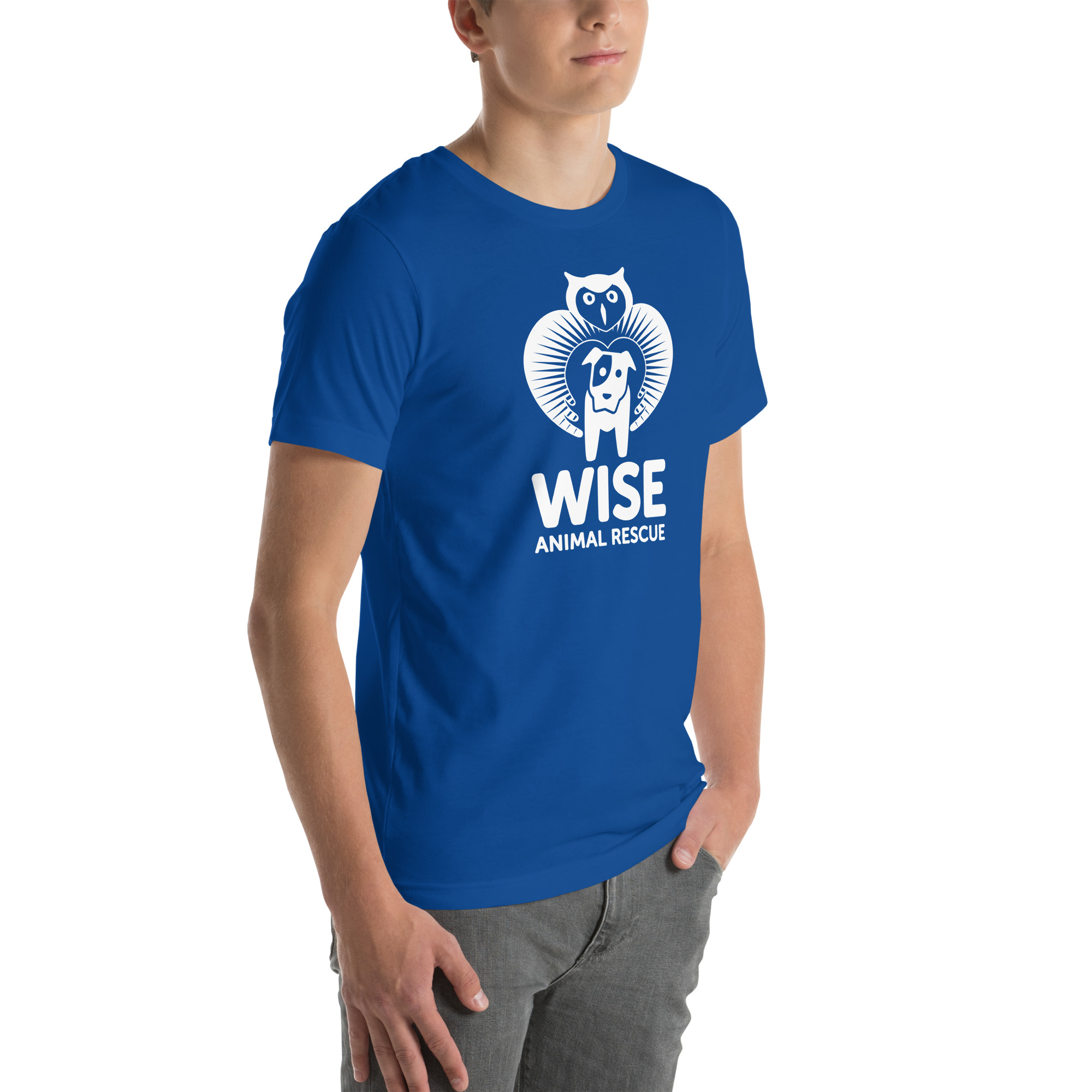 WISE Unisex T-Shirt with white logo - Image 24